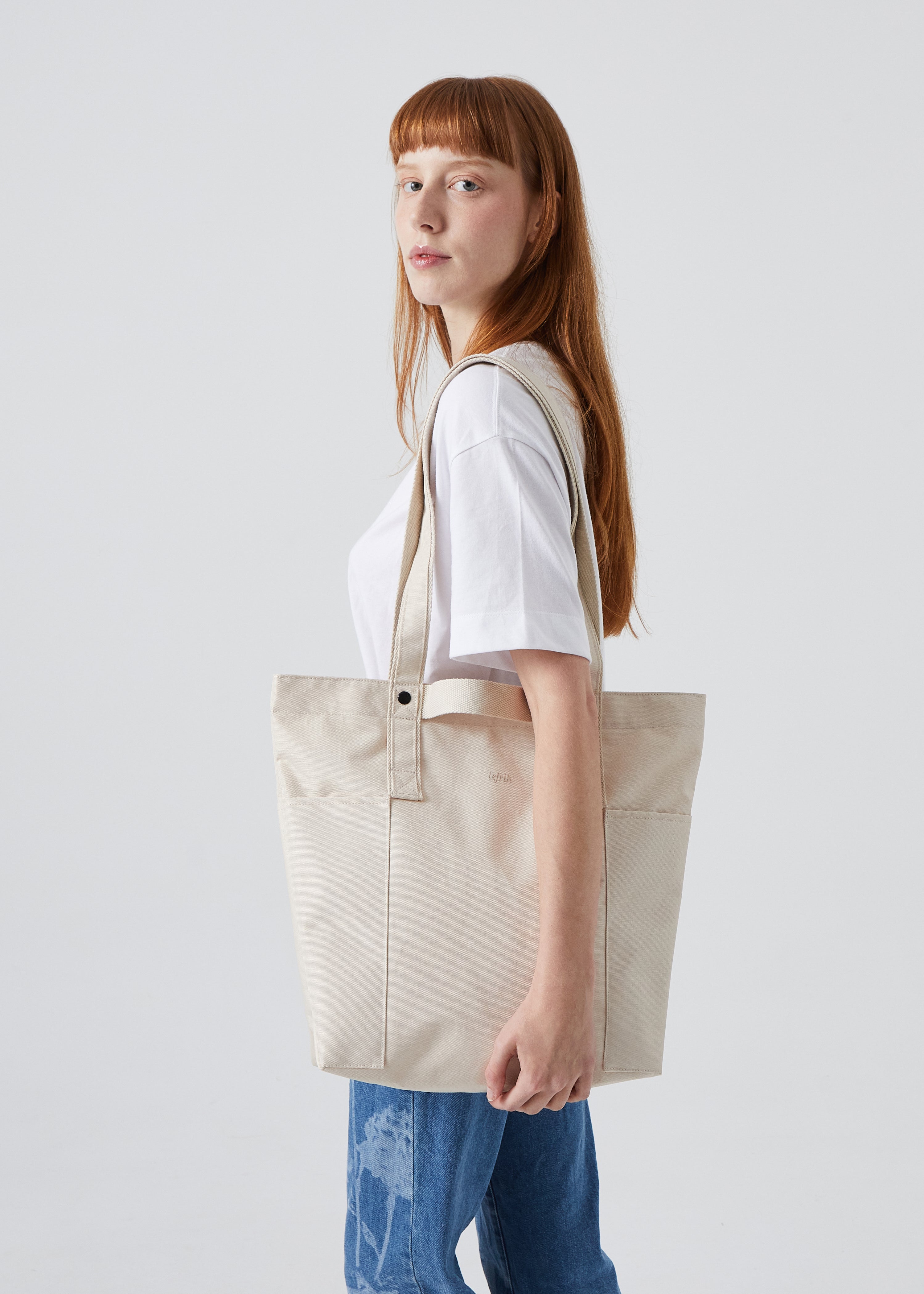 Raw Tote Bag Ecru - Lefrik