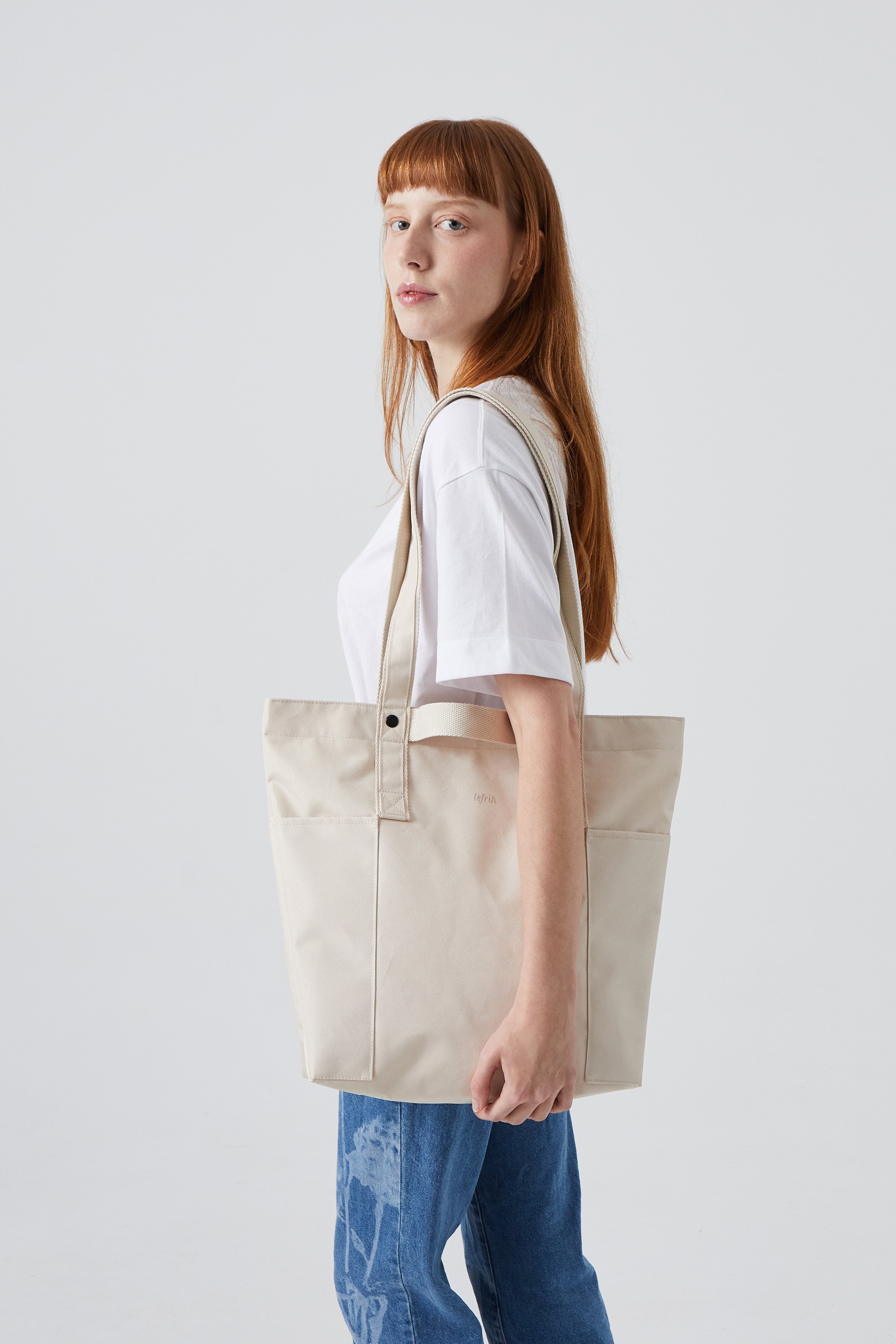 Raw Tote Bag Ecru - Lefrik