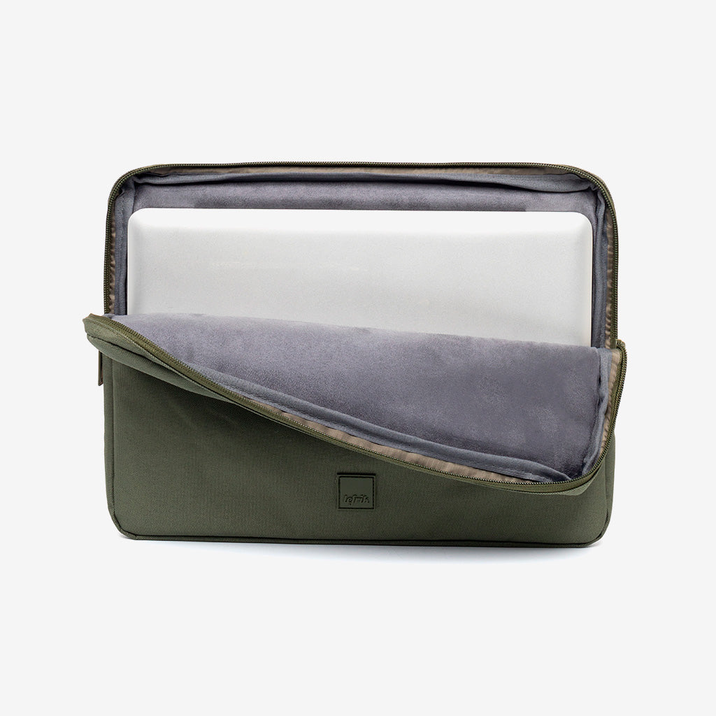 Capture Laptop Case 13" Olive - Lefrik