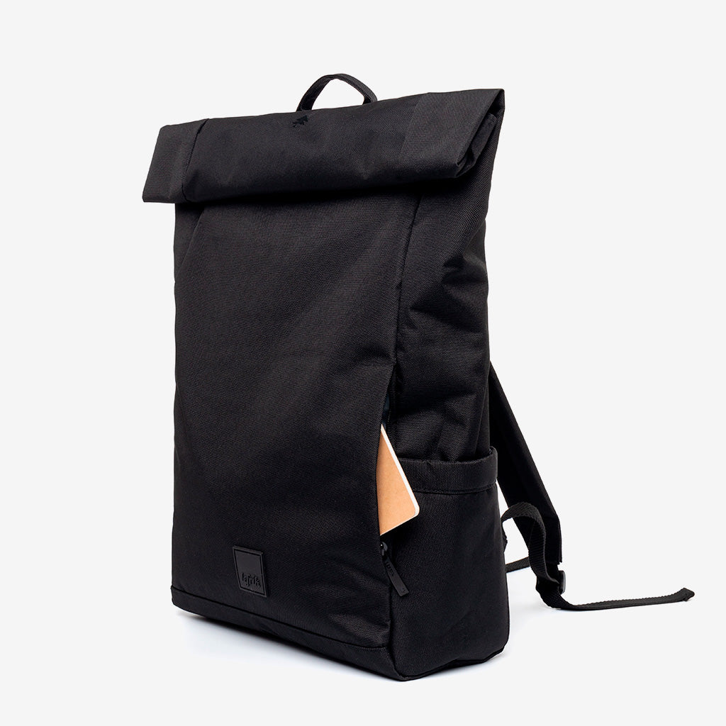 Roll Backpack Black - Lefrik