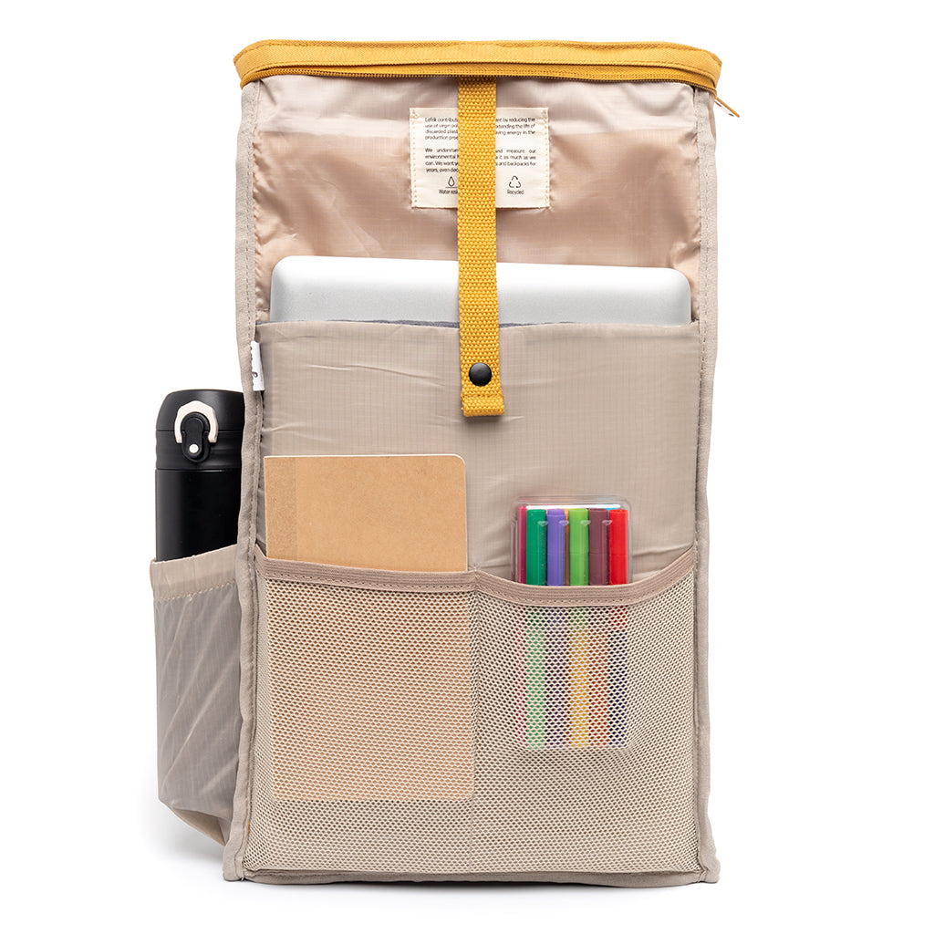 Roll Mini Backpack Mustard - Lefrik