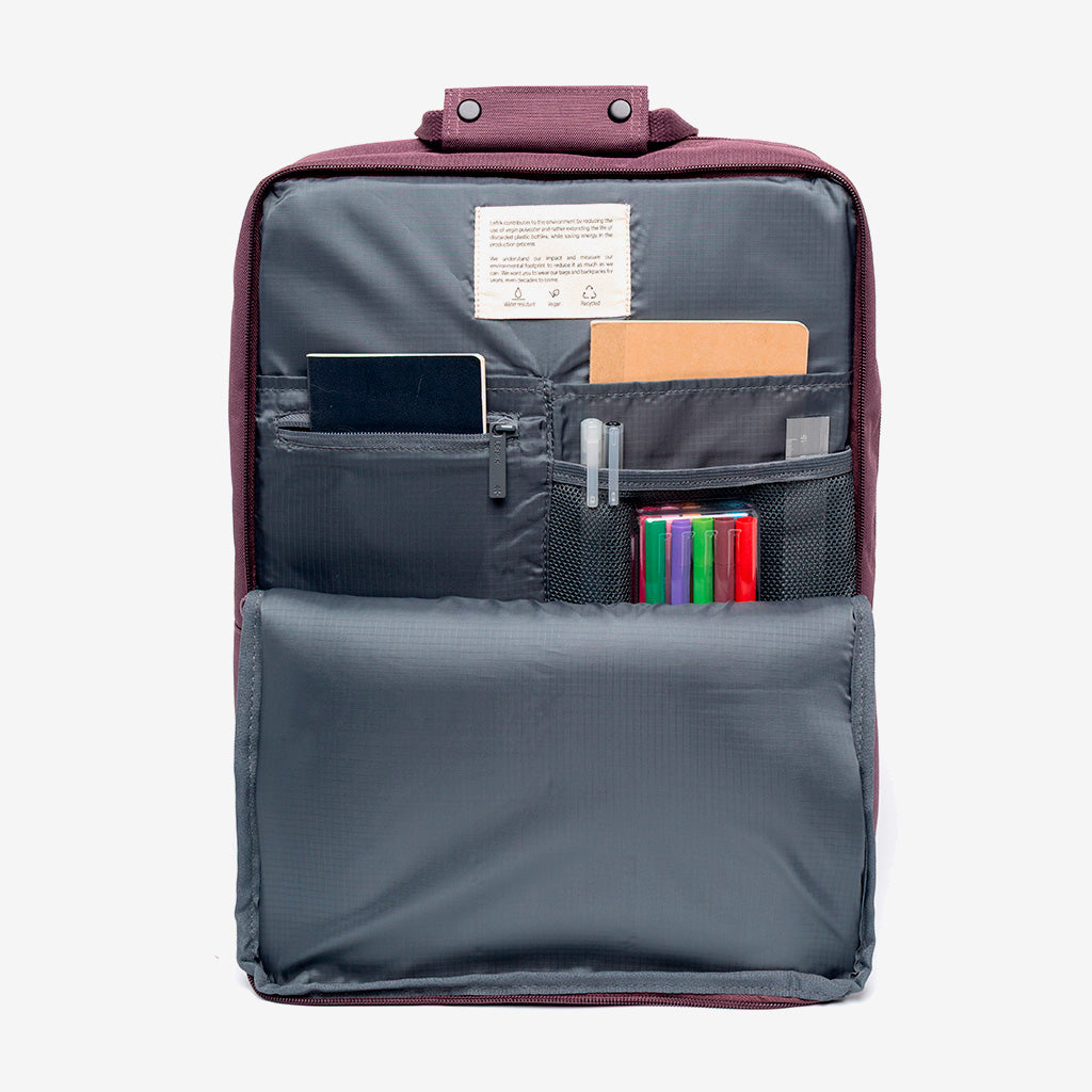 Daily 15" Backpack Maroon - Lefrik