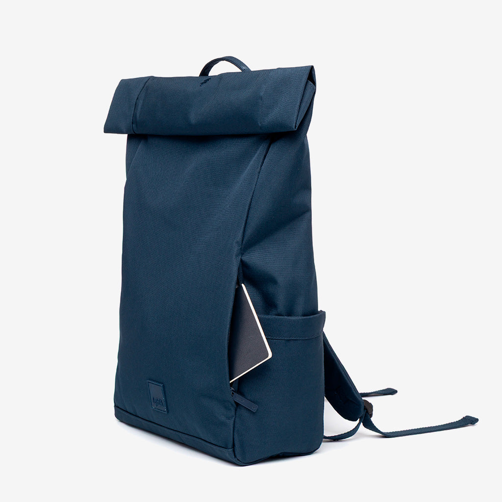 Roll Backpack Navy - Lefrik