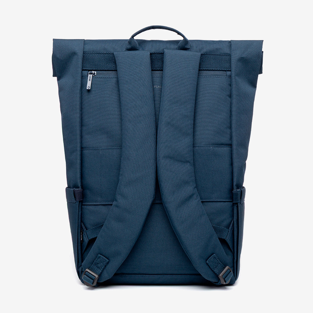 Roll Backpack Navy - Lefrik