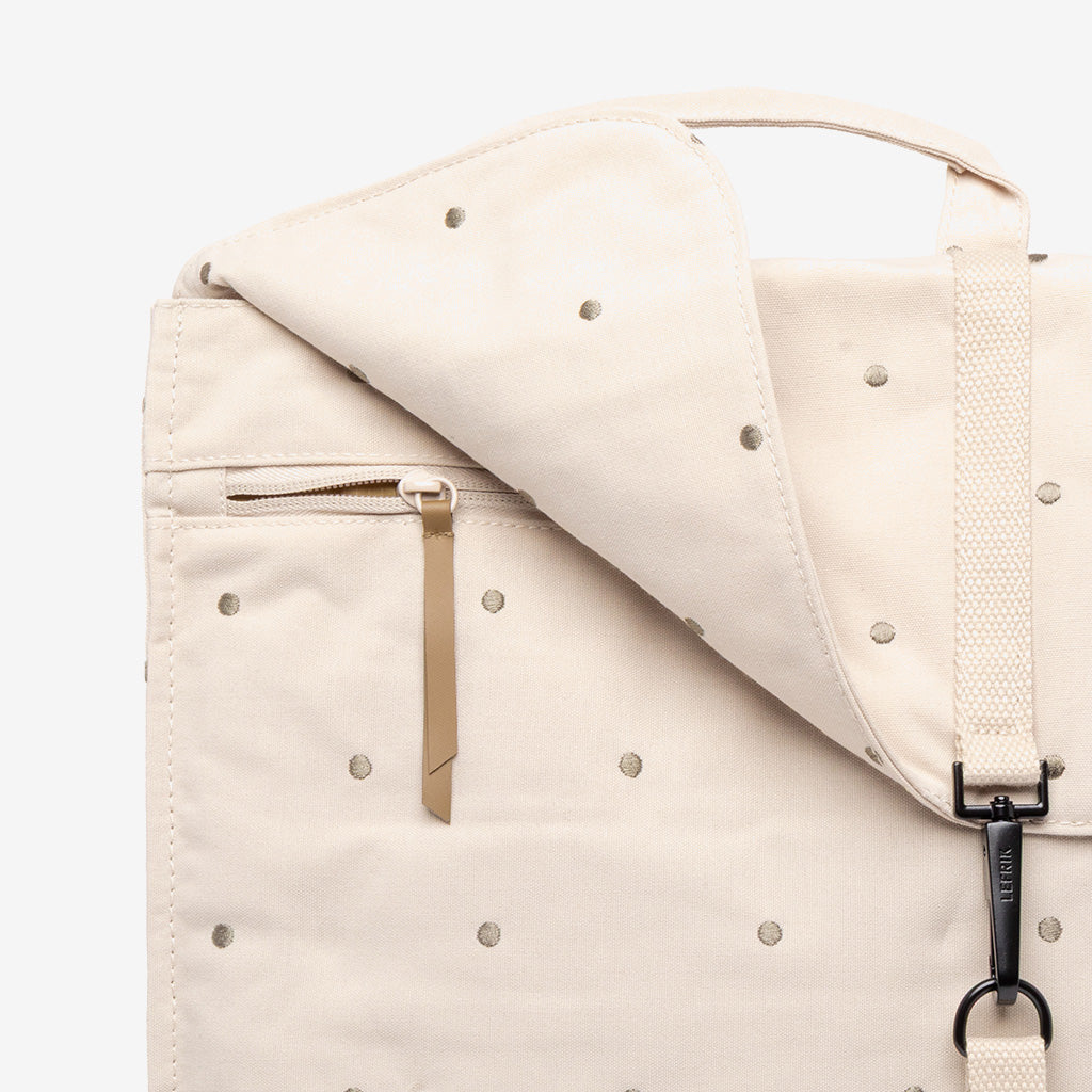 Handy Backpack Ecru Dots - Lefrik