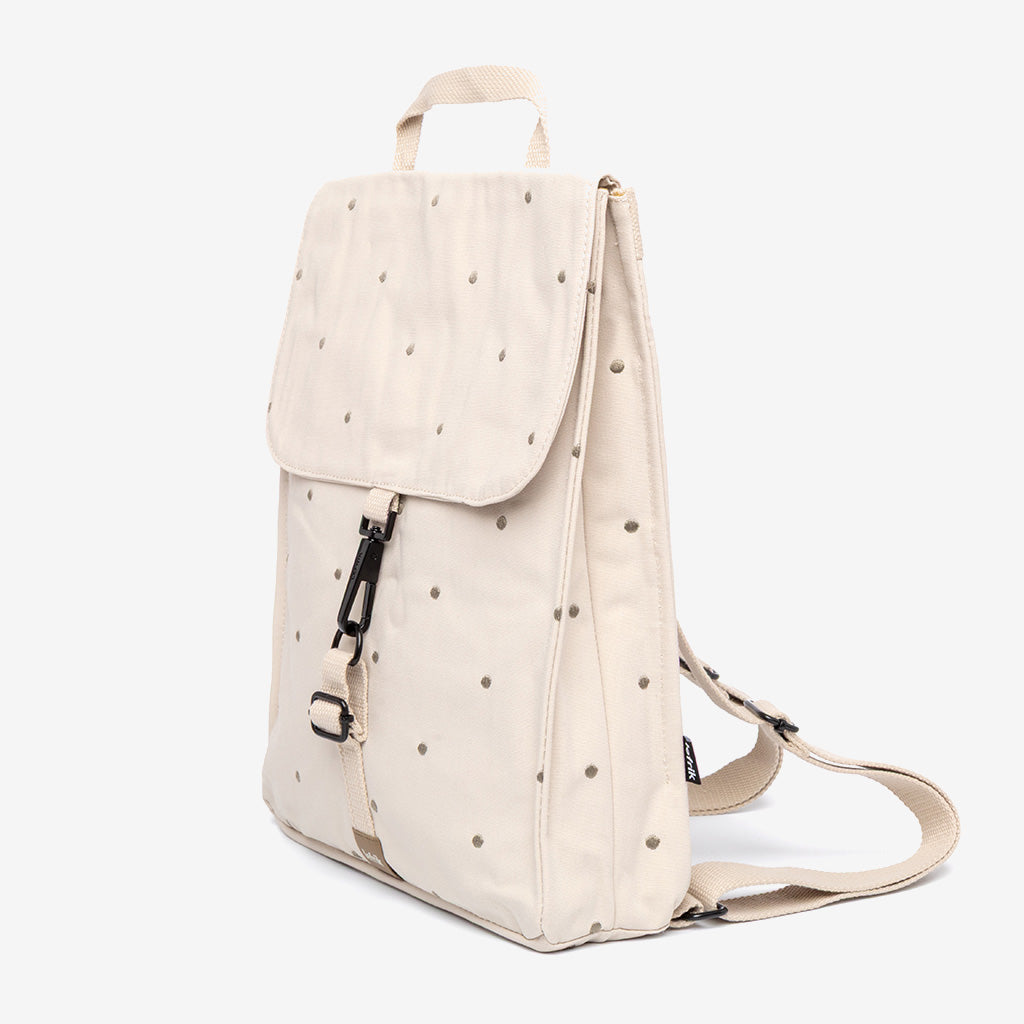 Handy Mini Backpack Ecru Dots - Lefrik