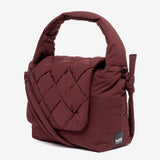 Bolso Ani trenzado Burgundy
