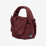 Bolso trenzado Ani Mini Burgundy