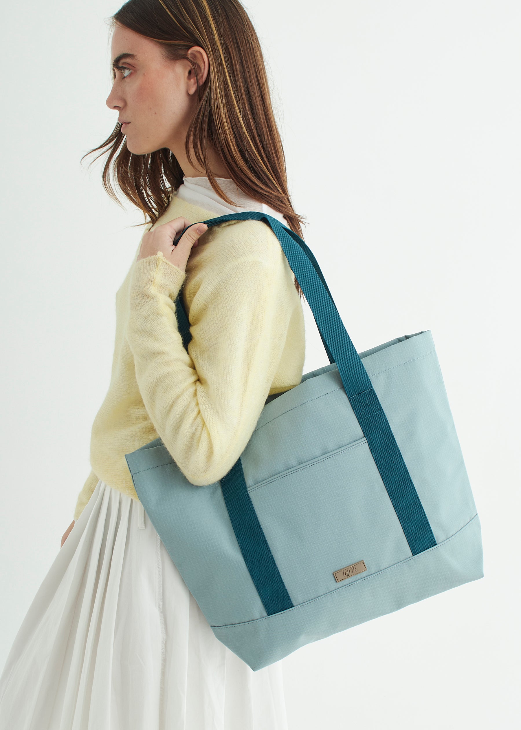 Strata Tote Bag Sky Blue - Lefrik