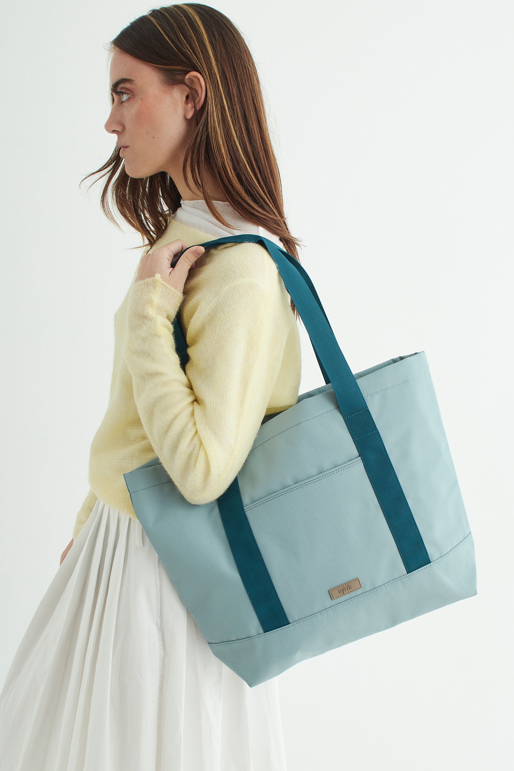 Strata Tote Bag Sky Blue - Lefrik