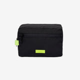 Kei Double Washbag Black Lime - Lefrik