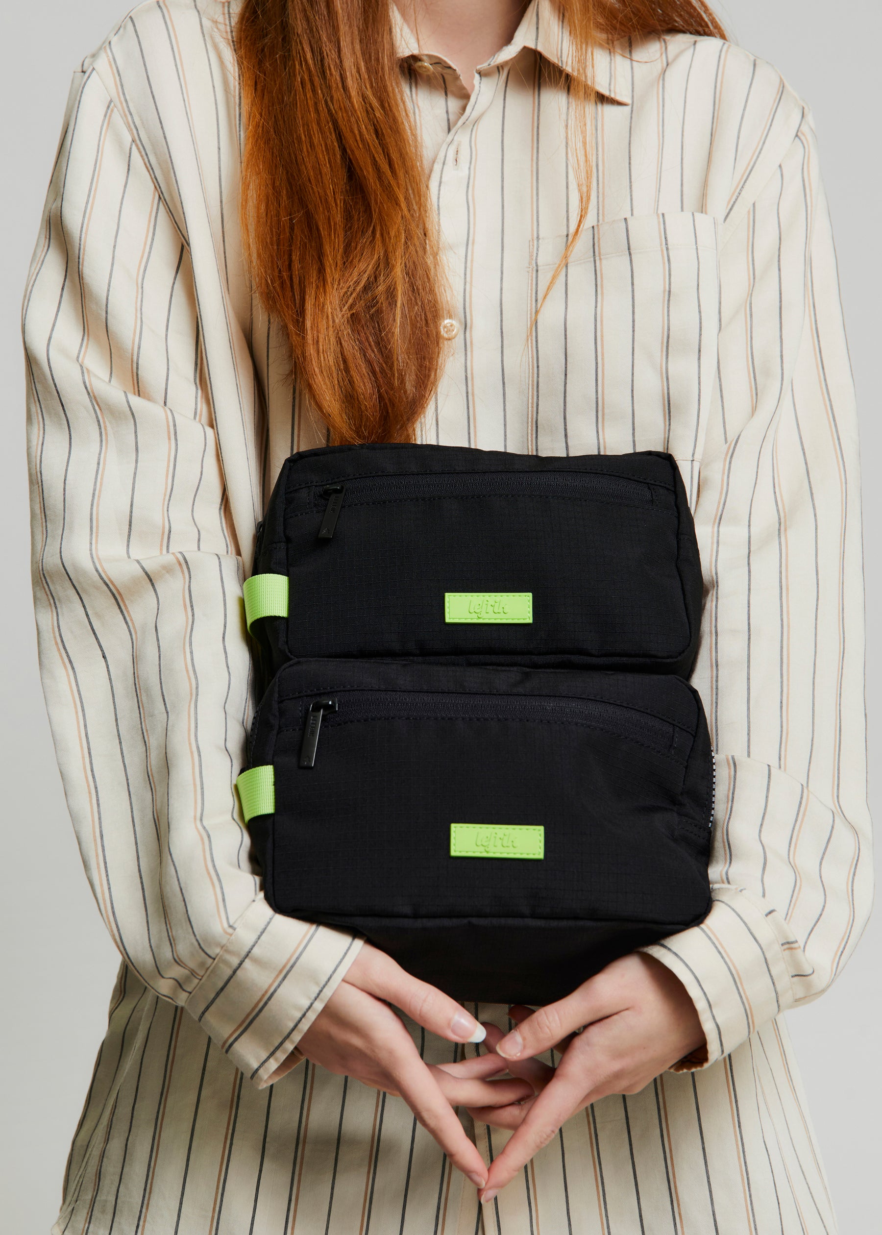 Kei Lithe Washbag Black Lime - Lefrik