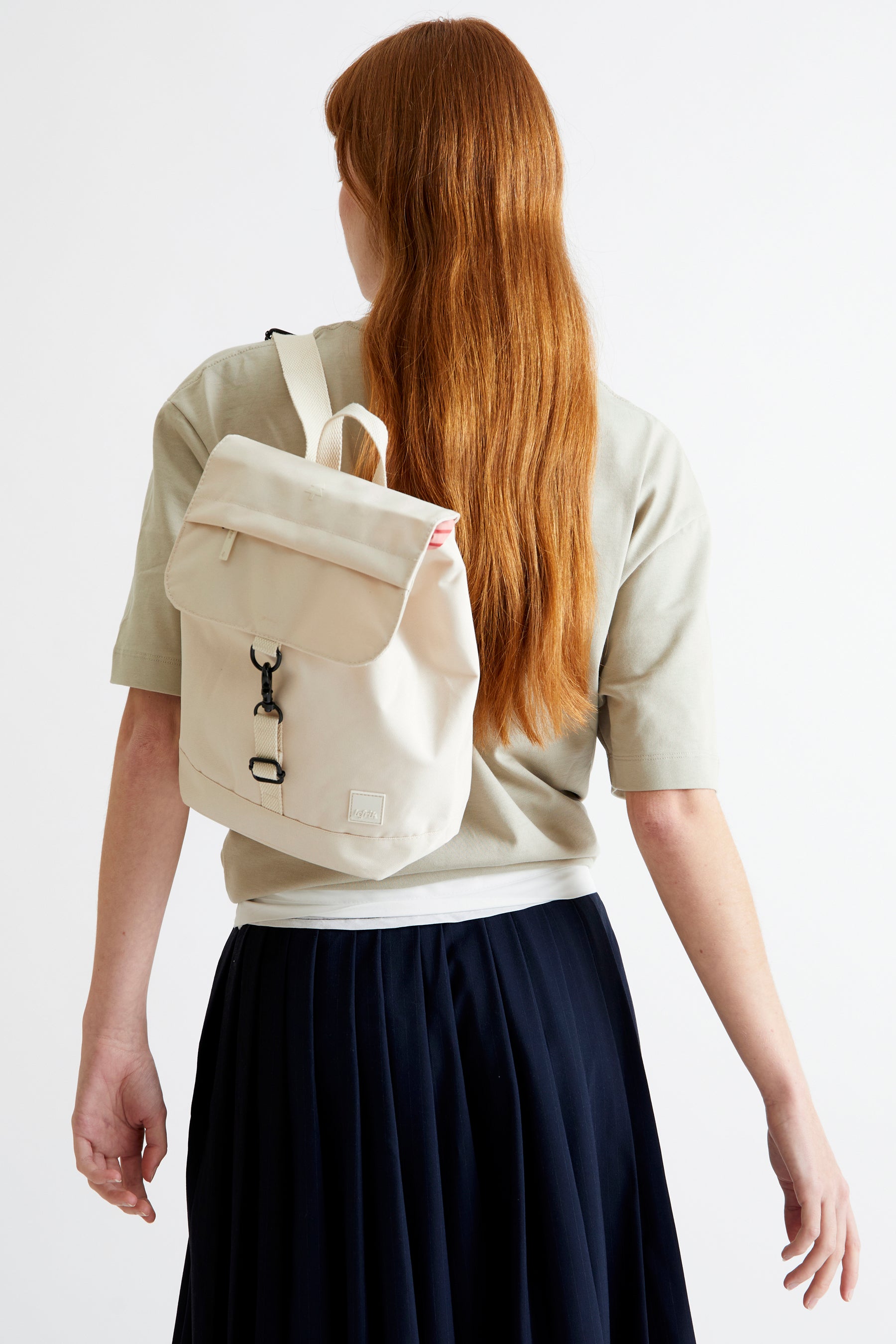 Kaut Mini Backpack Ecru - Lefrik