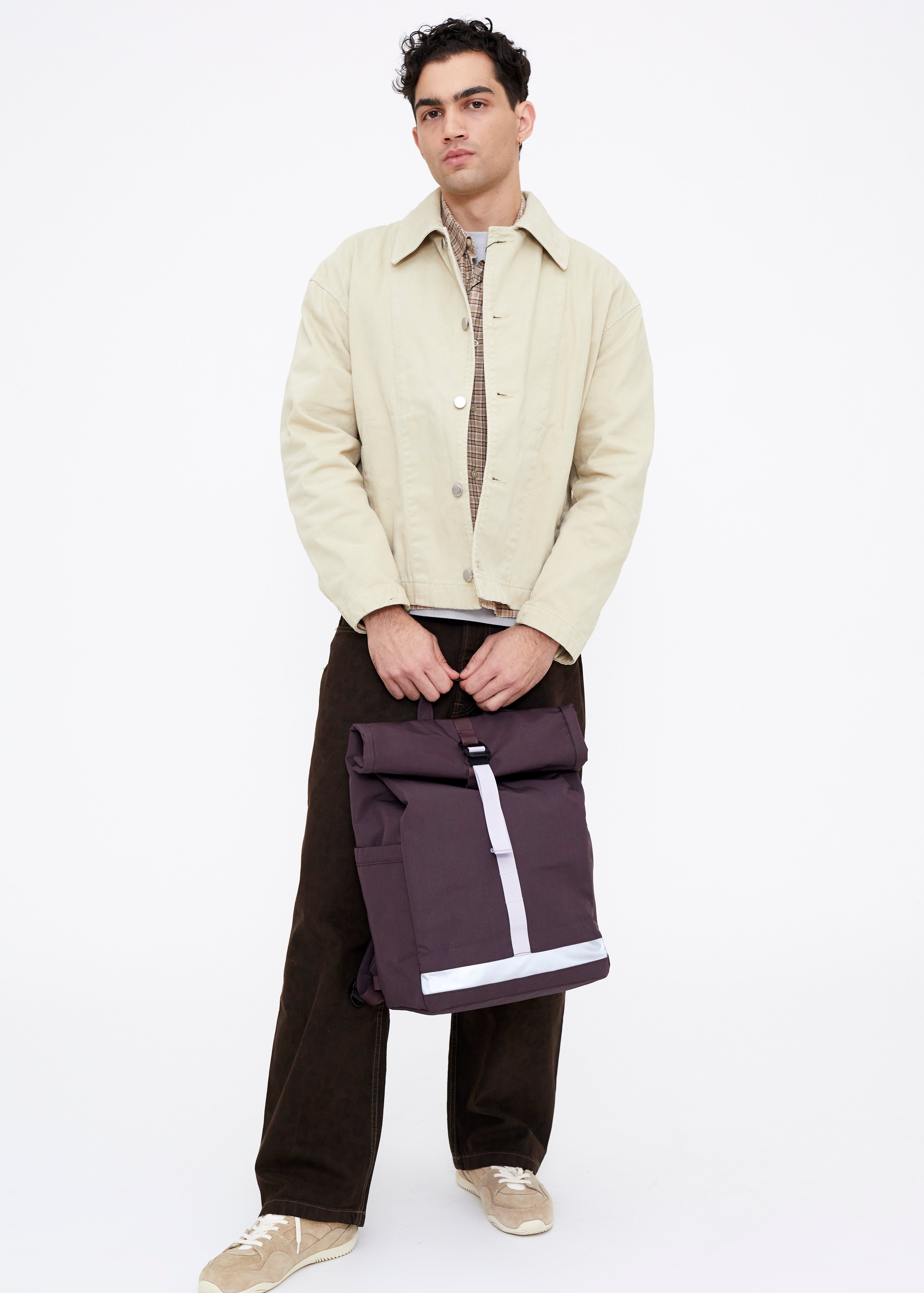 Lars Roll Backpack Wine - Lefrik