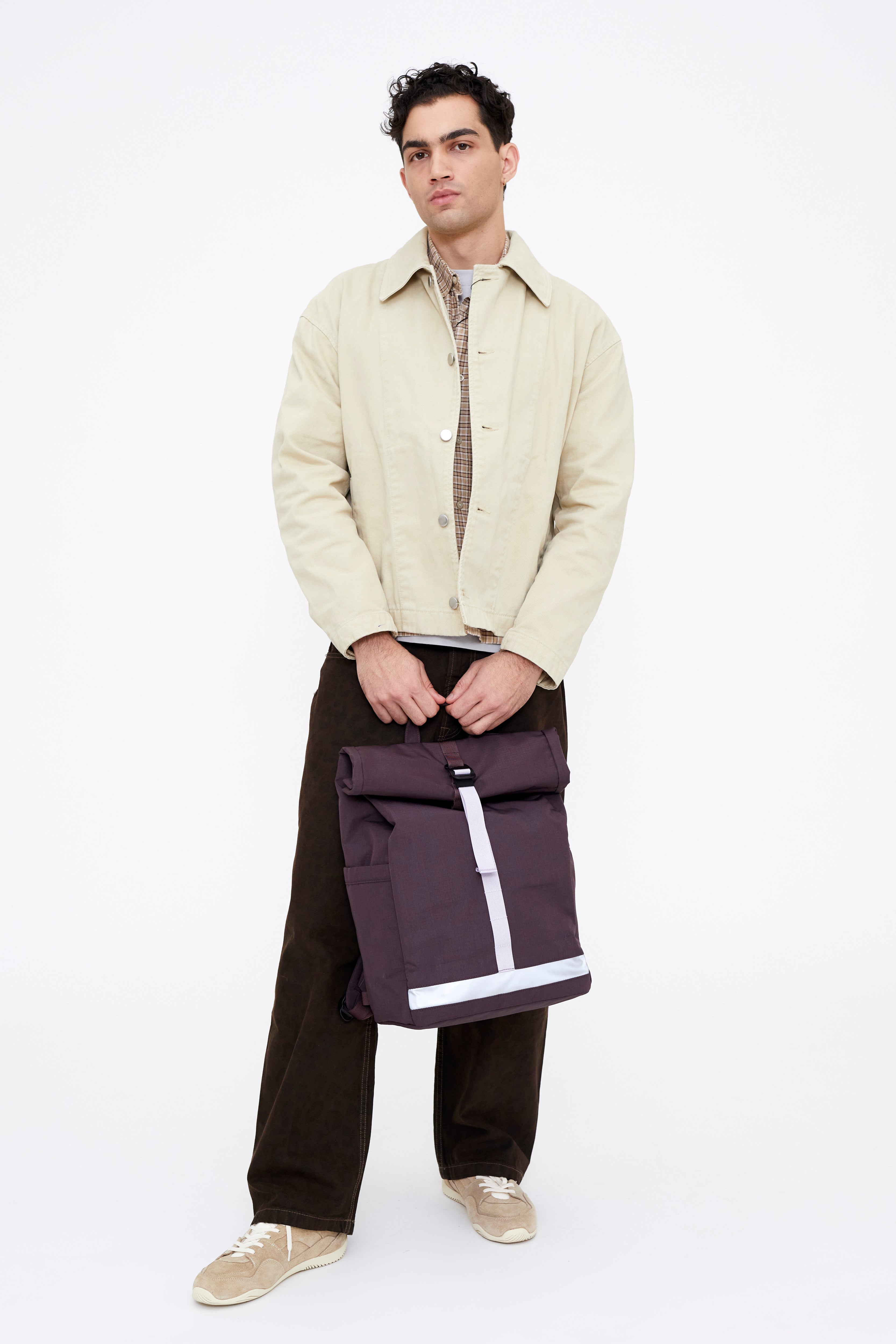 Lars Roll Backpack Wine - Lefrik