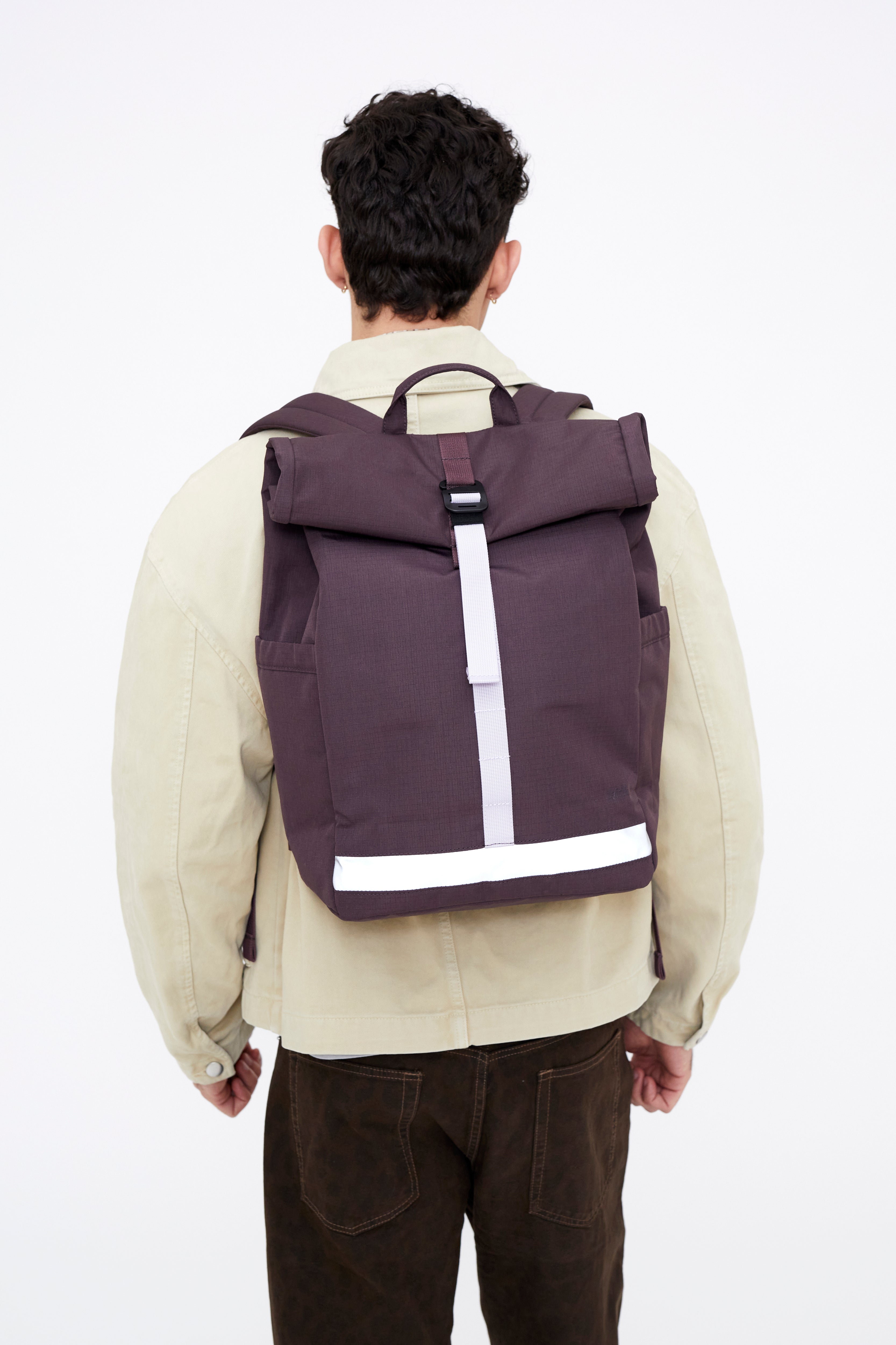 Lars Roll Backpack Wine - Lefrik