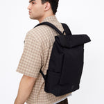Roll Backpack Black - Lefrik