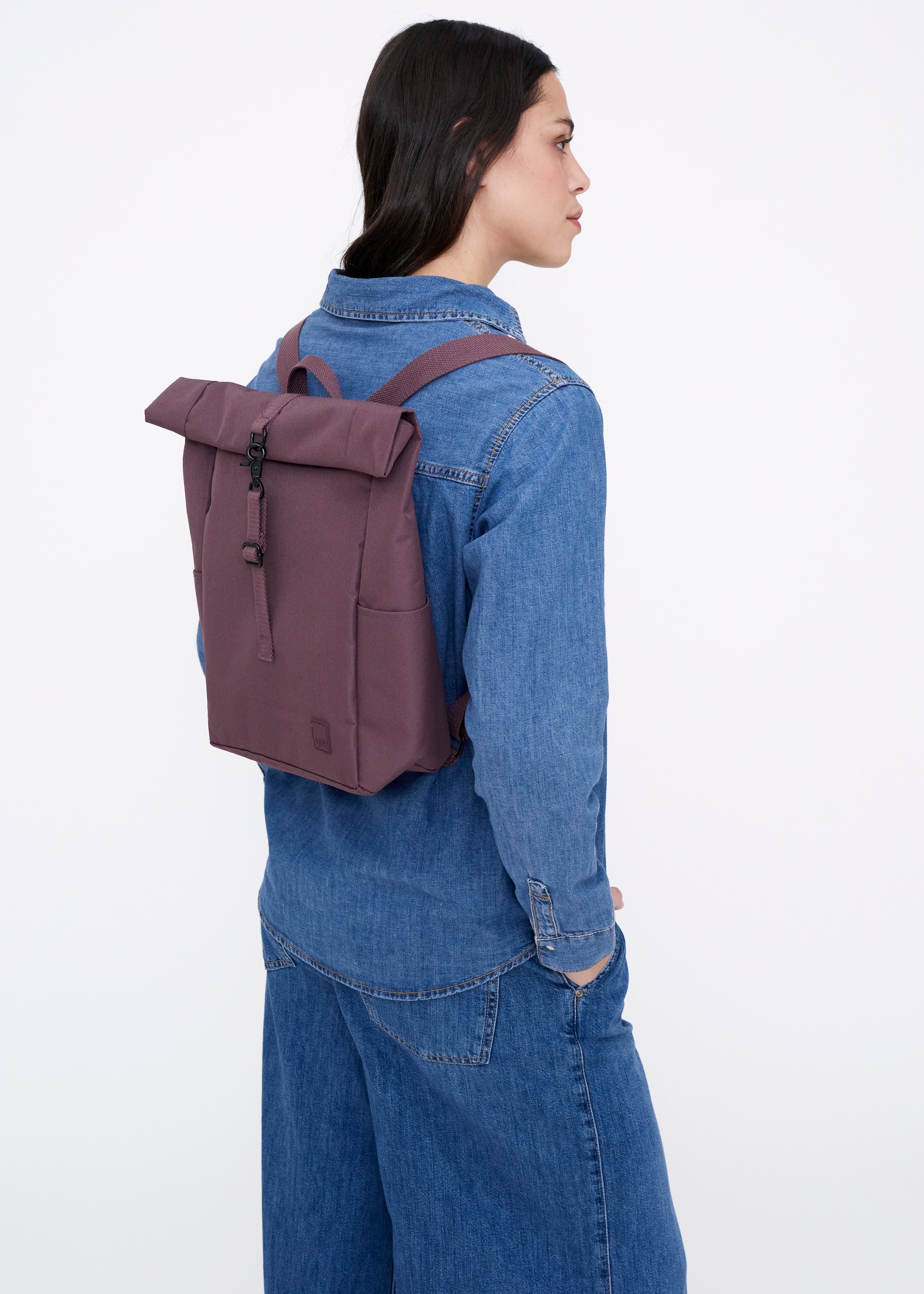 Roll Mini Backpack Maroon - Lefrik