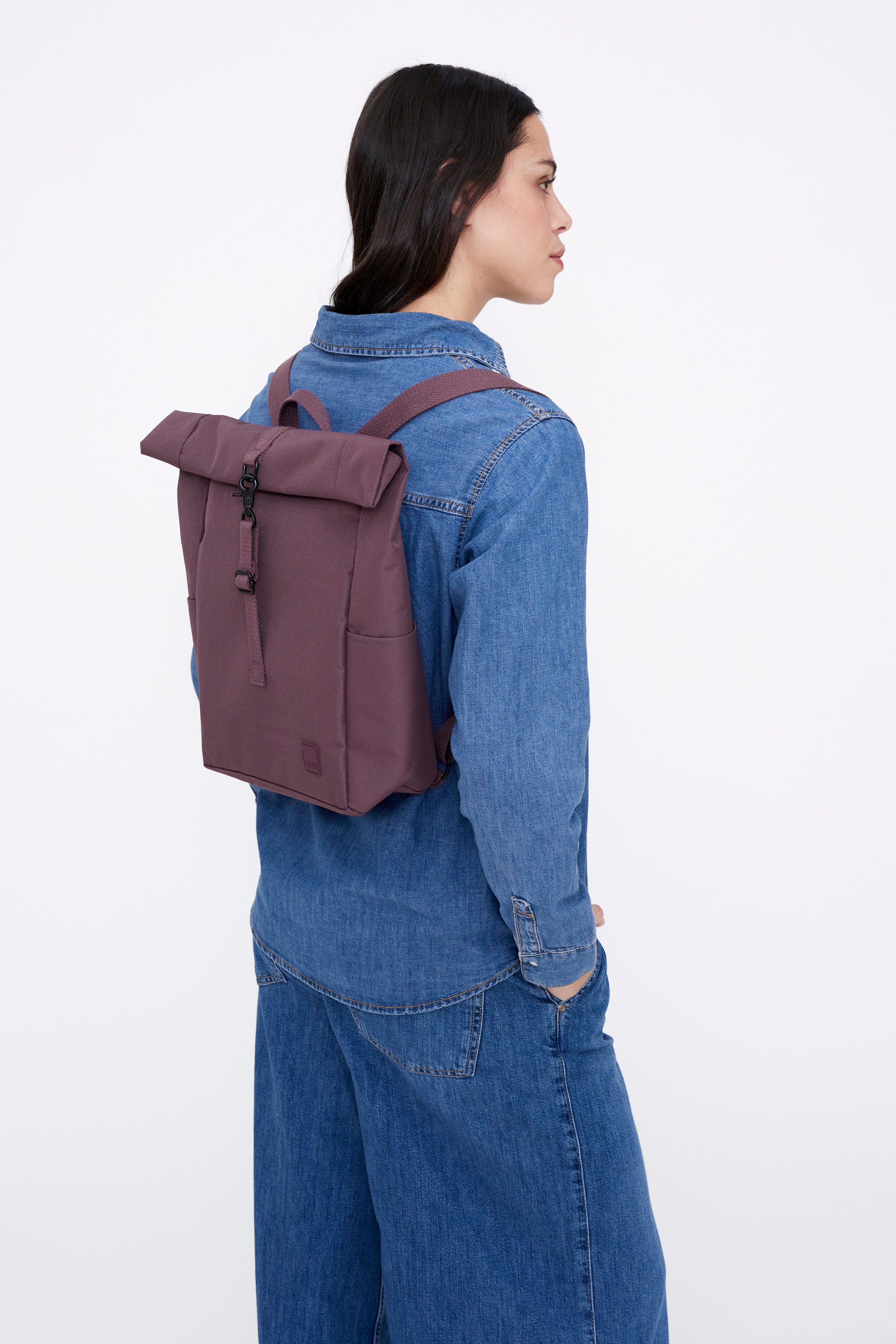Roll Mini Backpack Maroon - Lefrik