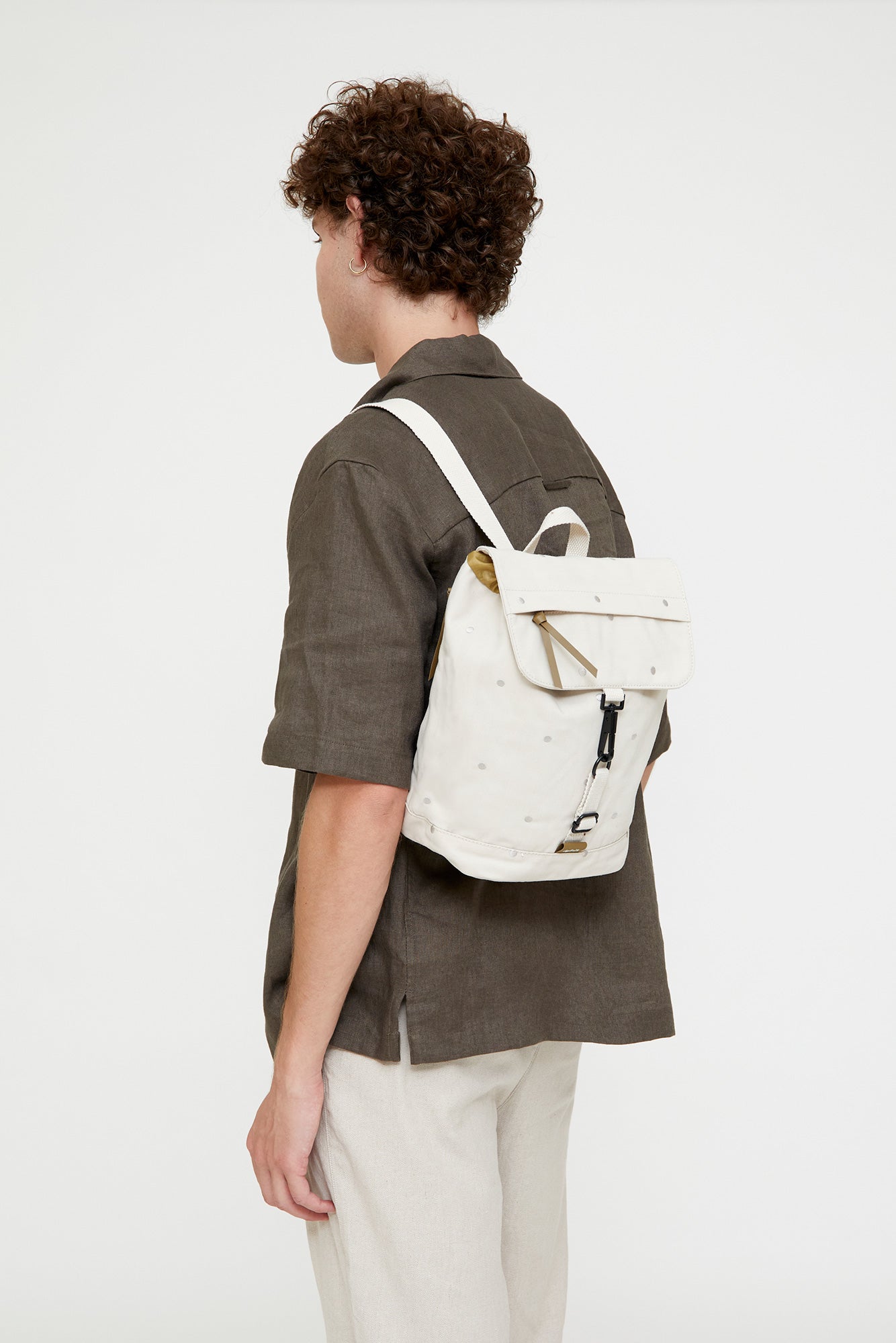 Kaut Mini Backpack Ecru Dots - Lefrik