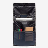 Lars Roll Backpack Black Lime - Lefrik
