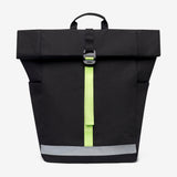 Pack Lars Roll Backpack Black Lime - Lefrik