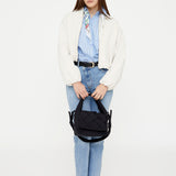 Bolso trenzado Ani Mini Black