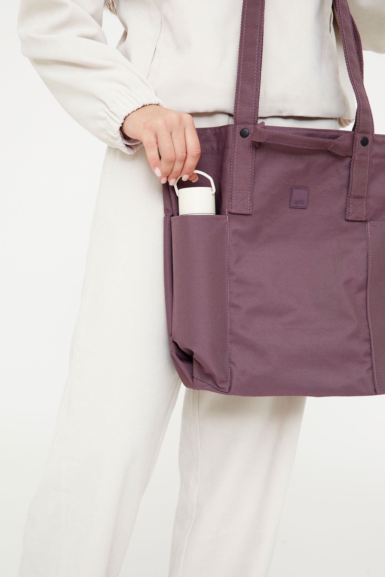 Raw Tote Bag Maroon - Lefrik