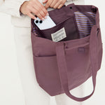 Raw Tote Bag Maroon - Lefrik
