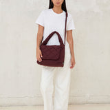 Bolso Ani trenzado Burgundy
