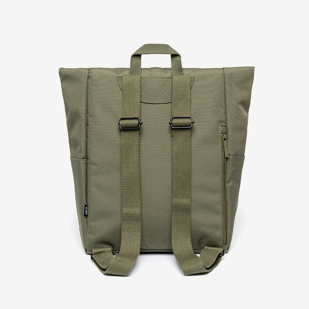 Roll Mini Backpack Olive - Lefrik