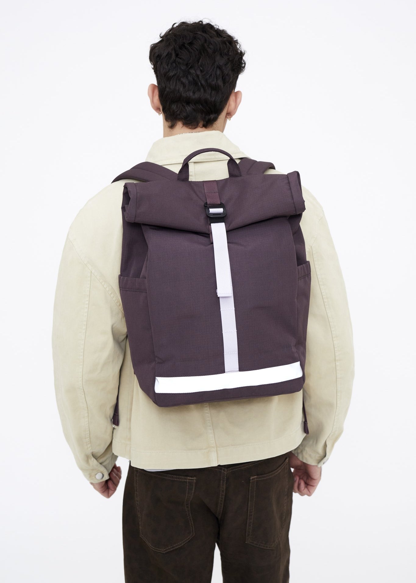 Pack Lars Roll Backpack Wine - Lefrik