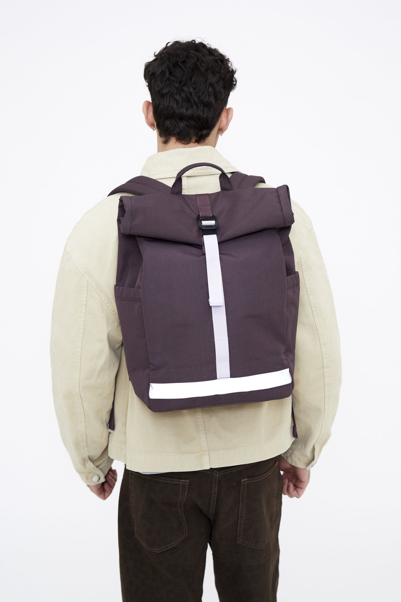 Pack Lars Roll Backpack Wine - Lefrik