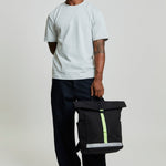 Pack Lars Roll Backpack Black Lime - Lefrik